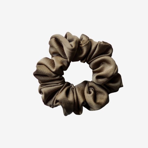 Scrunchie satynowa khaki Scrunchie satynowa khaki