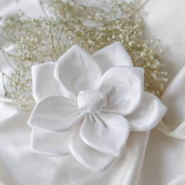 Spinka biały kwiat