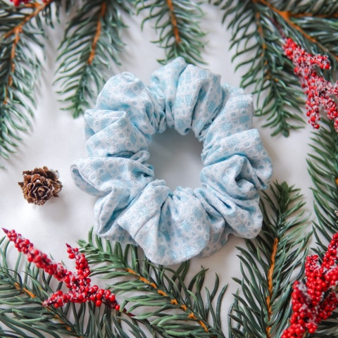 Gumka do włosów brokatowe romby