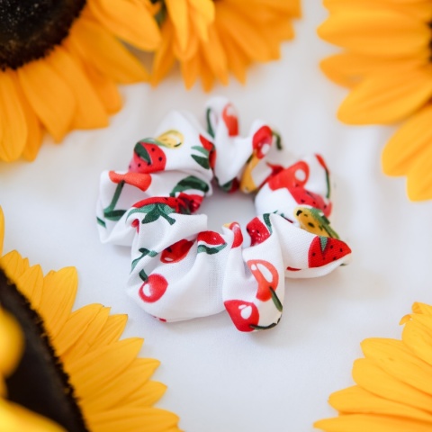 Gumka do włosów z wiskozy owoce