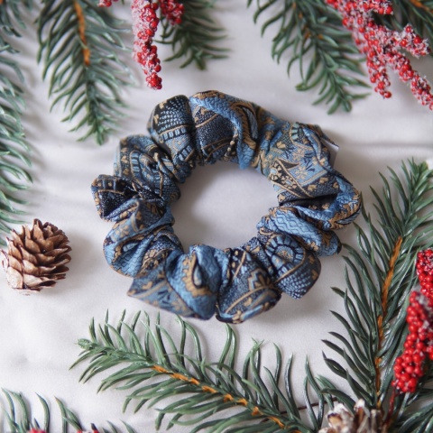 Gumka z jedwabnego krawata perskie ornamenty