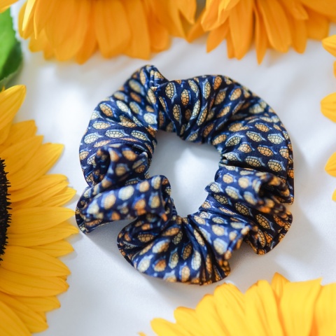 Gumka z jedwabnego krawata żółwie