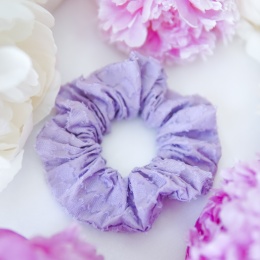 Scrunchie lawenda